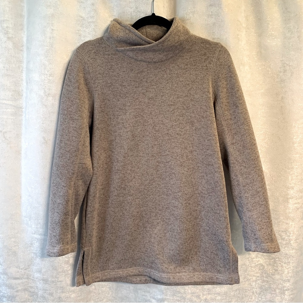 Lands’ End Women’s Brown Mockneck Sweater Size XS (size 2-4)
